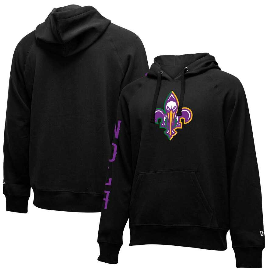 NBA New Orleans Pelicans New Era 201920 City Edition Pullover Hoodie Black